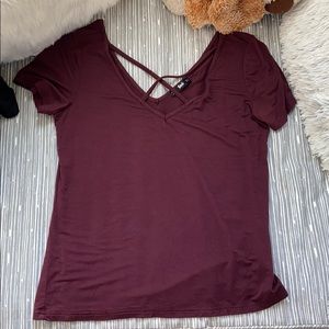 Maroon shirt from shein